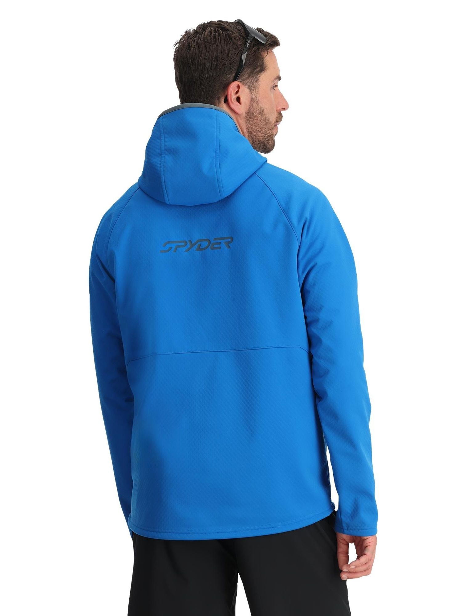 Spyder Mens Gridweb Shellfleece Hoodie