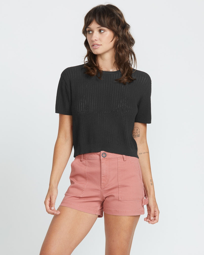Volcom Womens Meshy Beach SS