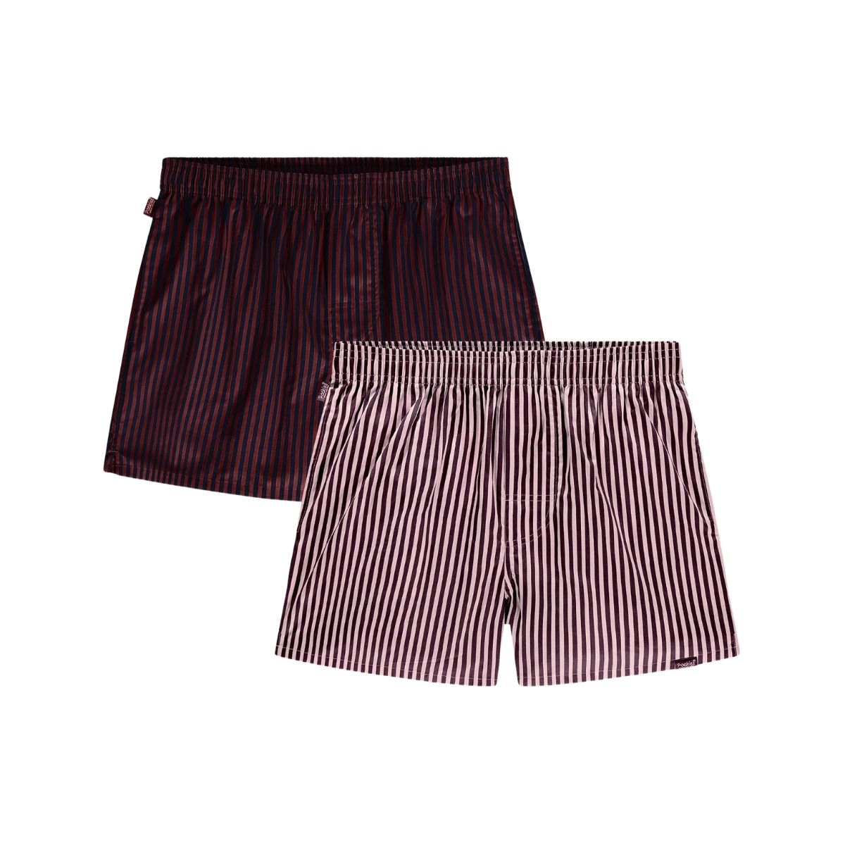 Pockies 2-Pack Striped Boxers NR/PC