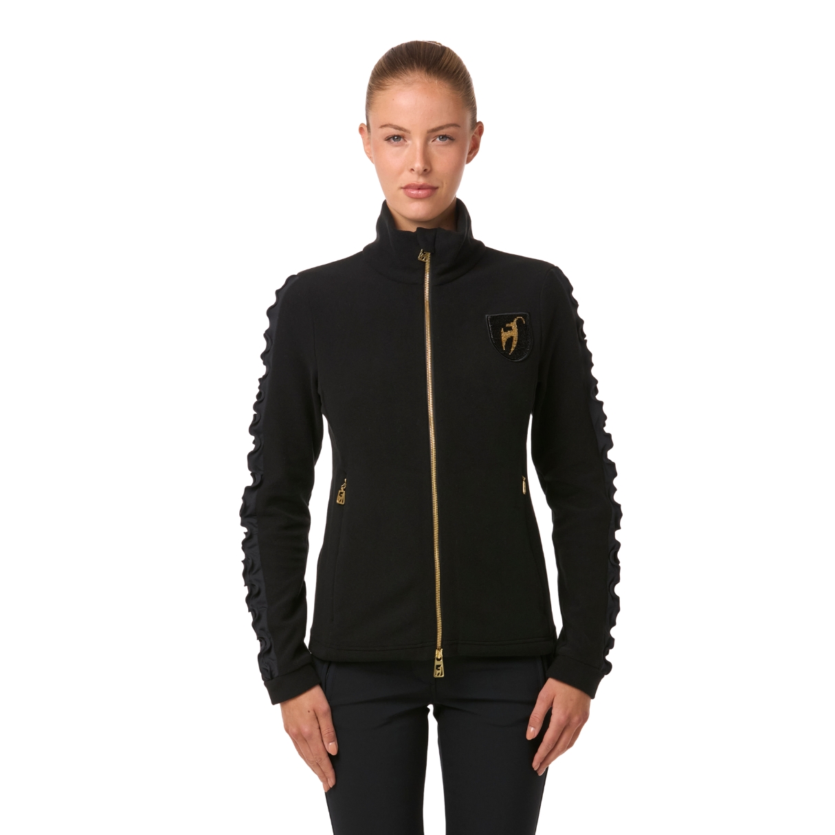 Toni Sailer Womens Carinne Gold Pearl Mid Layer