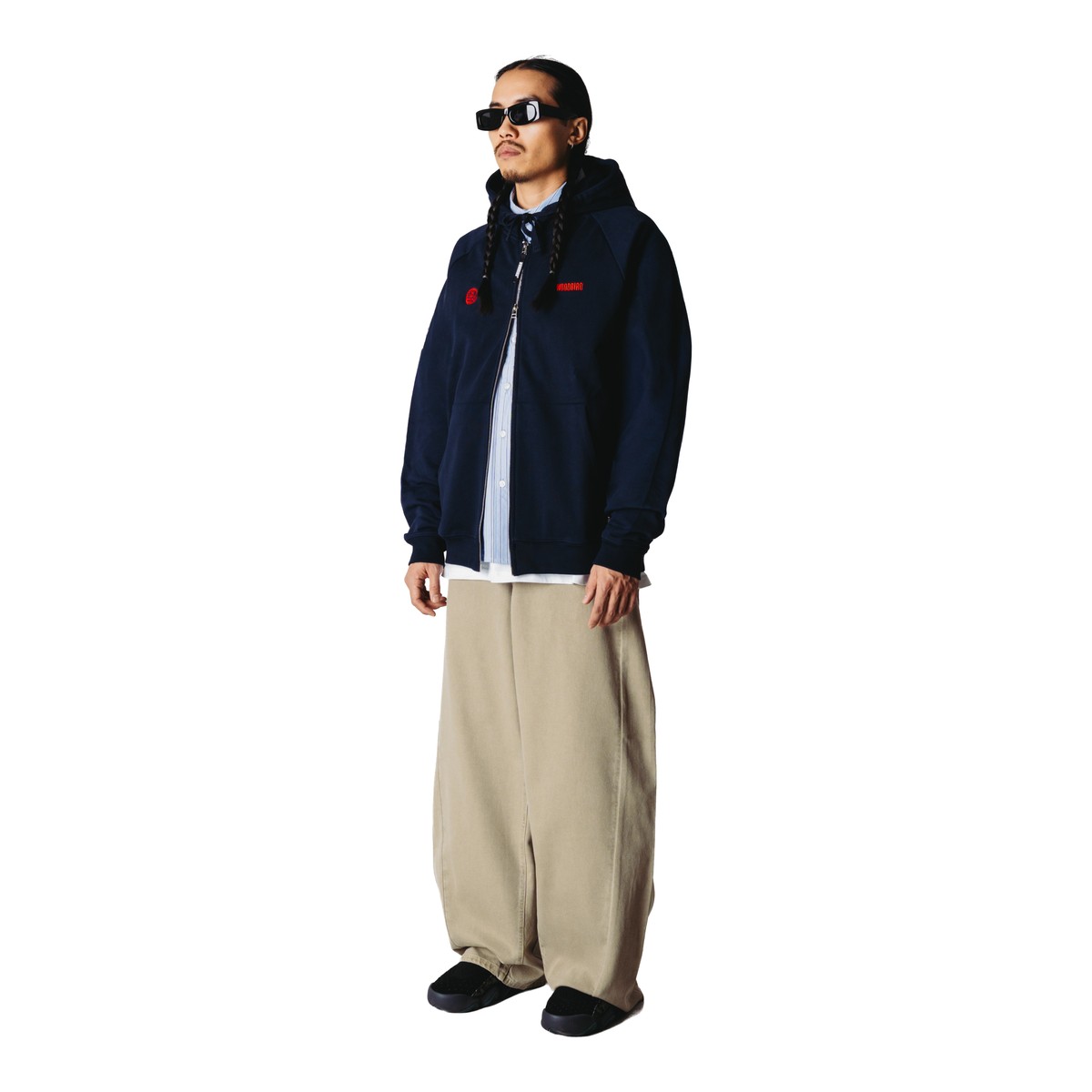Woodbird Mens Paw Emblem Zip Hoodie