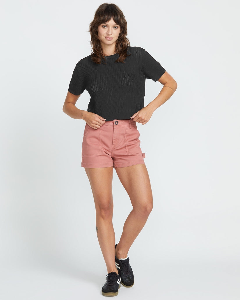 Volcom Womens Meshy Beach SS