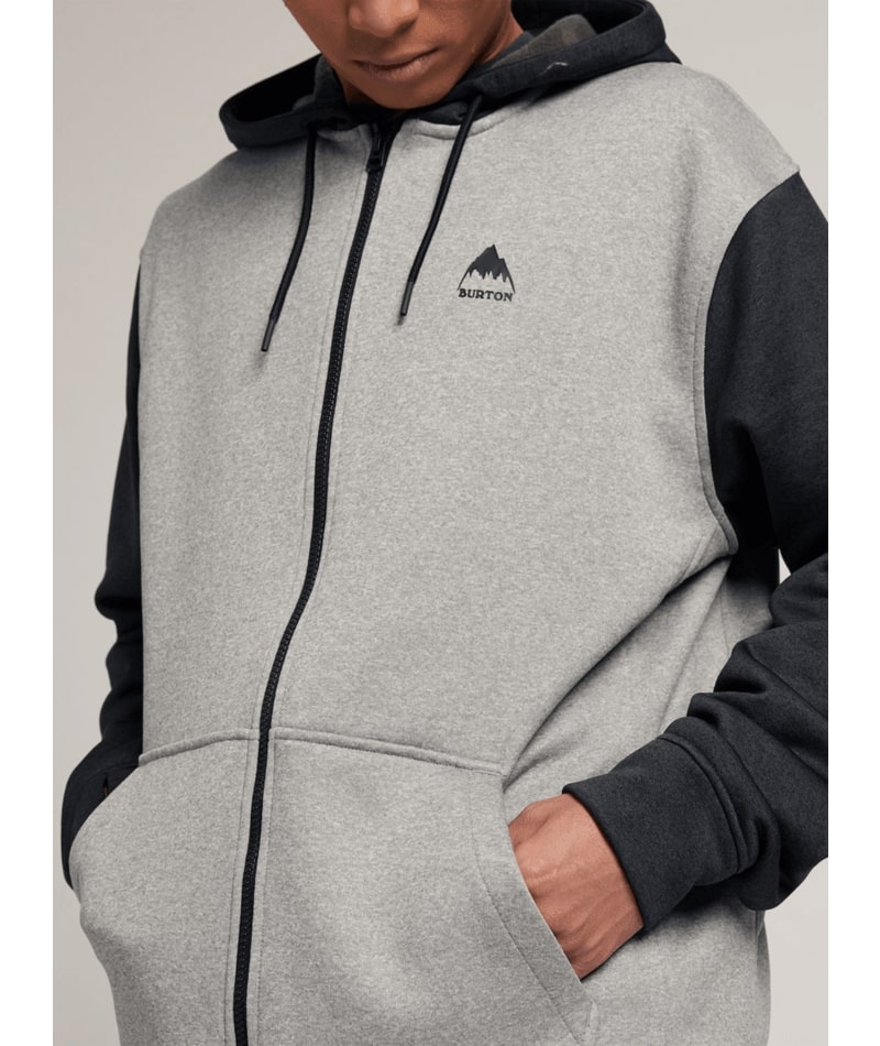 Burton Mens Burton Oak Full-Zip Hoodie