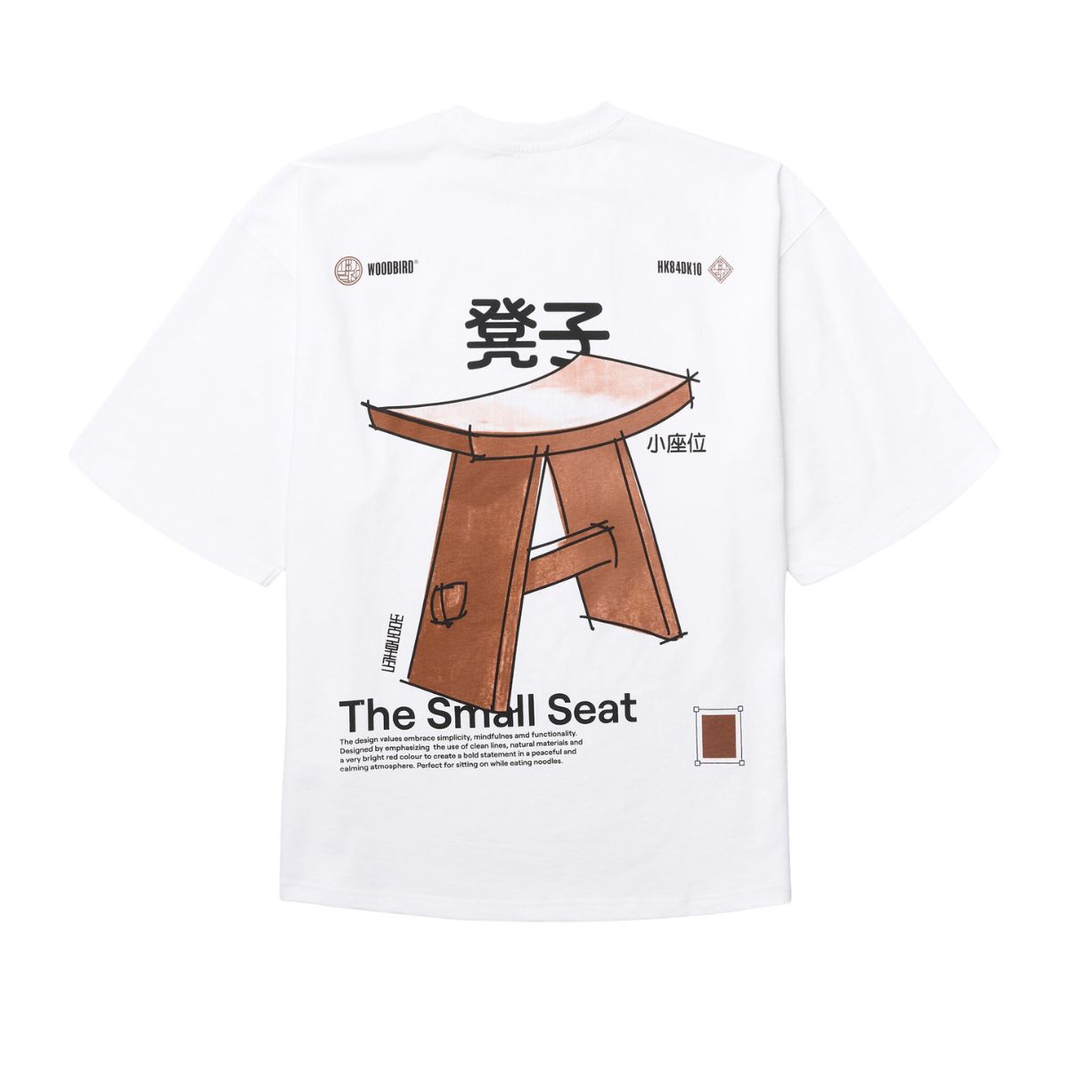 Woodbird Mens WBBeam Seat Tee