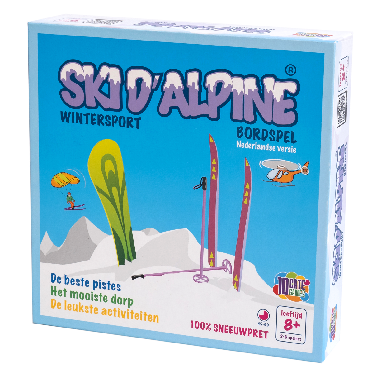 Ski D'Alpin Wintersport Bordspel 