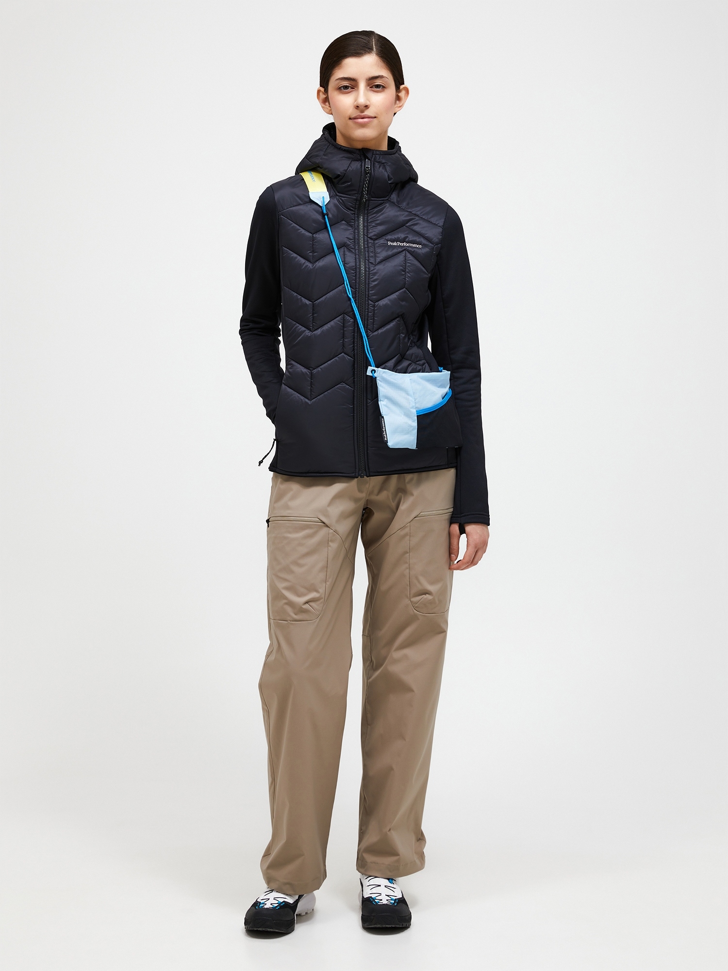 Peak Performance Womens Elevate Liner Hybrid Hood Jacket