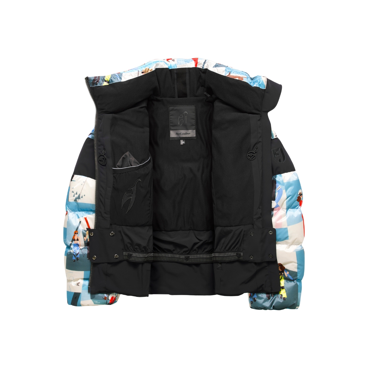Toni Sailer Womens Bernadette Print Ski Jacket