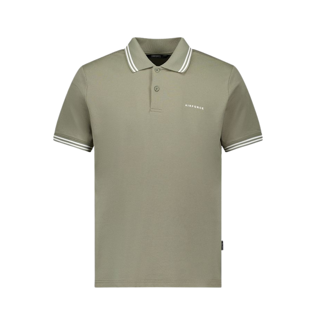 Airforce Mens Polo Doubble Stripe