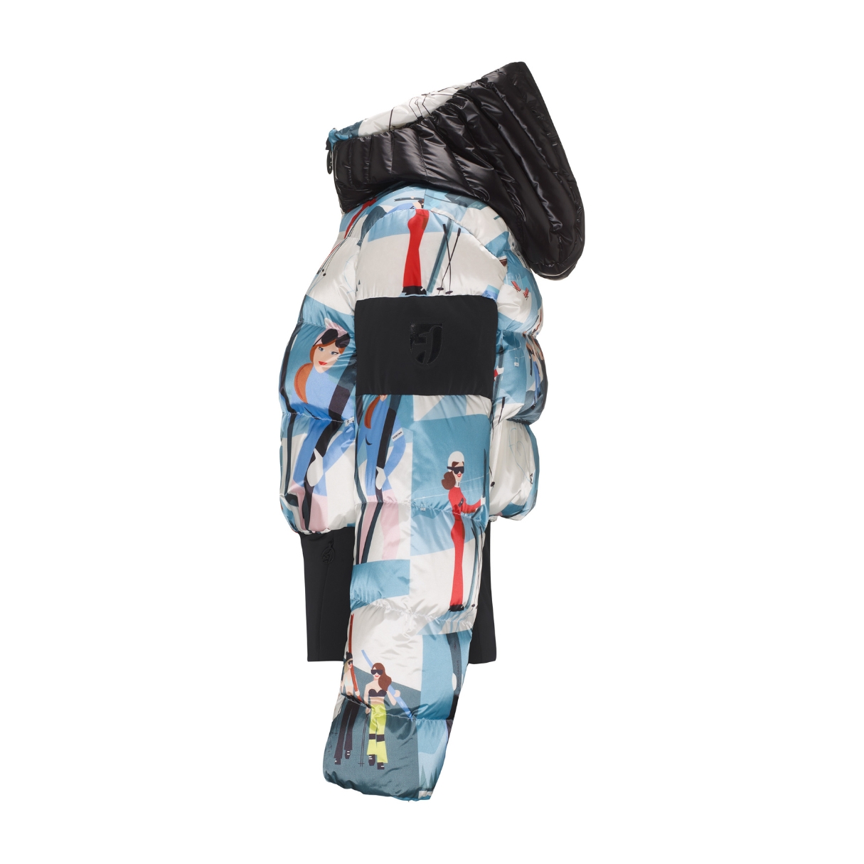 Toni Sailer Womens Bernadette Print Ski Jacket
