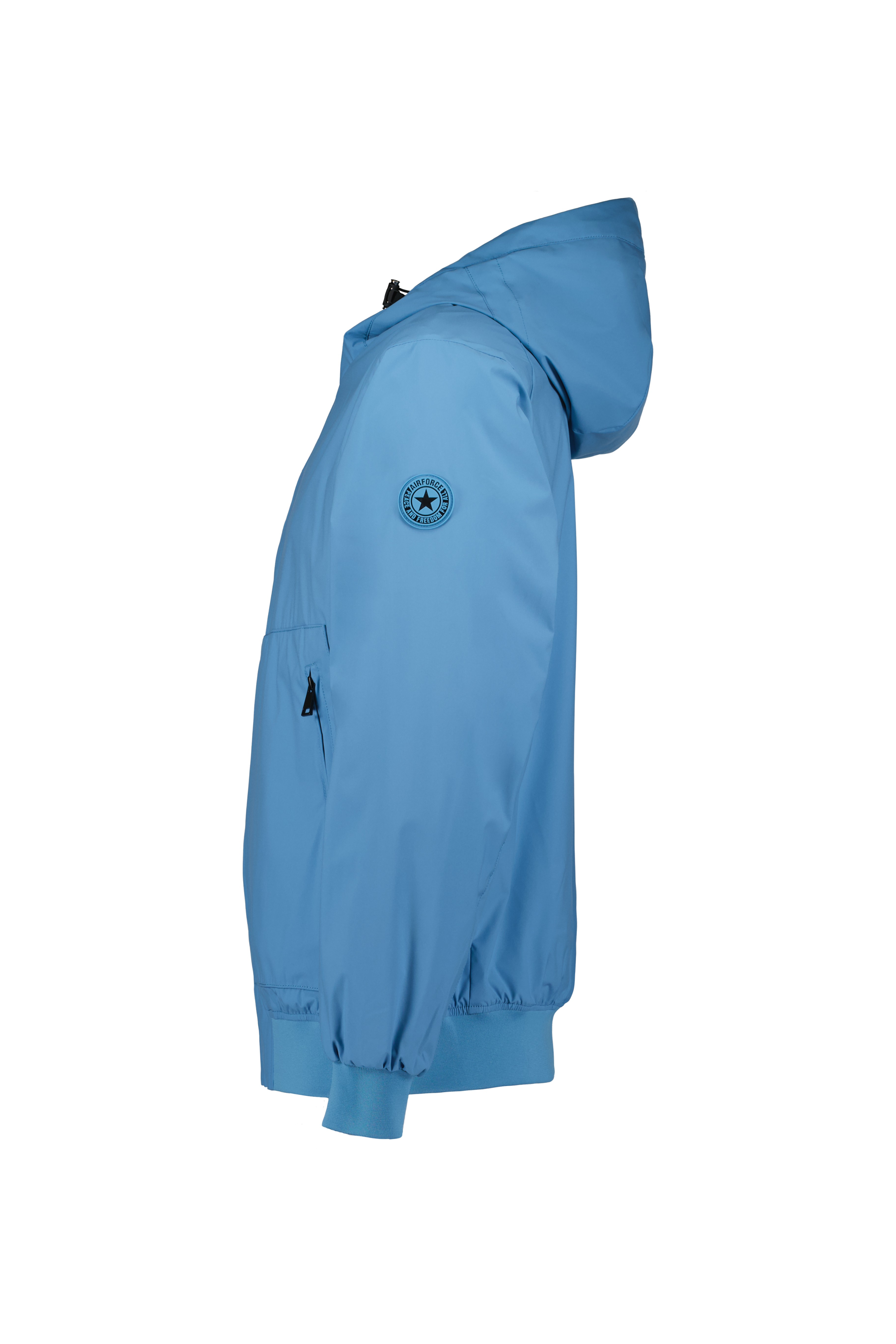 Airforce Mens Hooded Four-Way Stretch Jacket