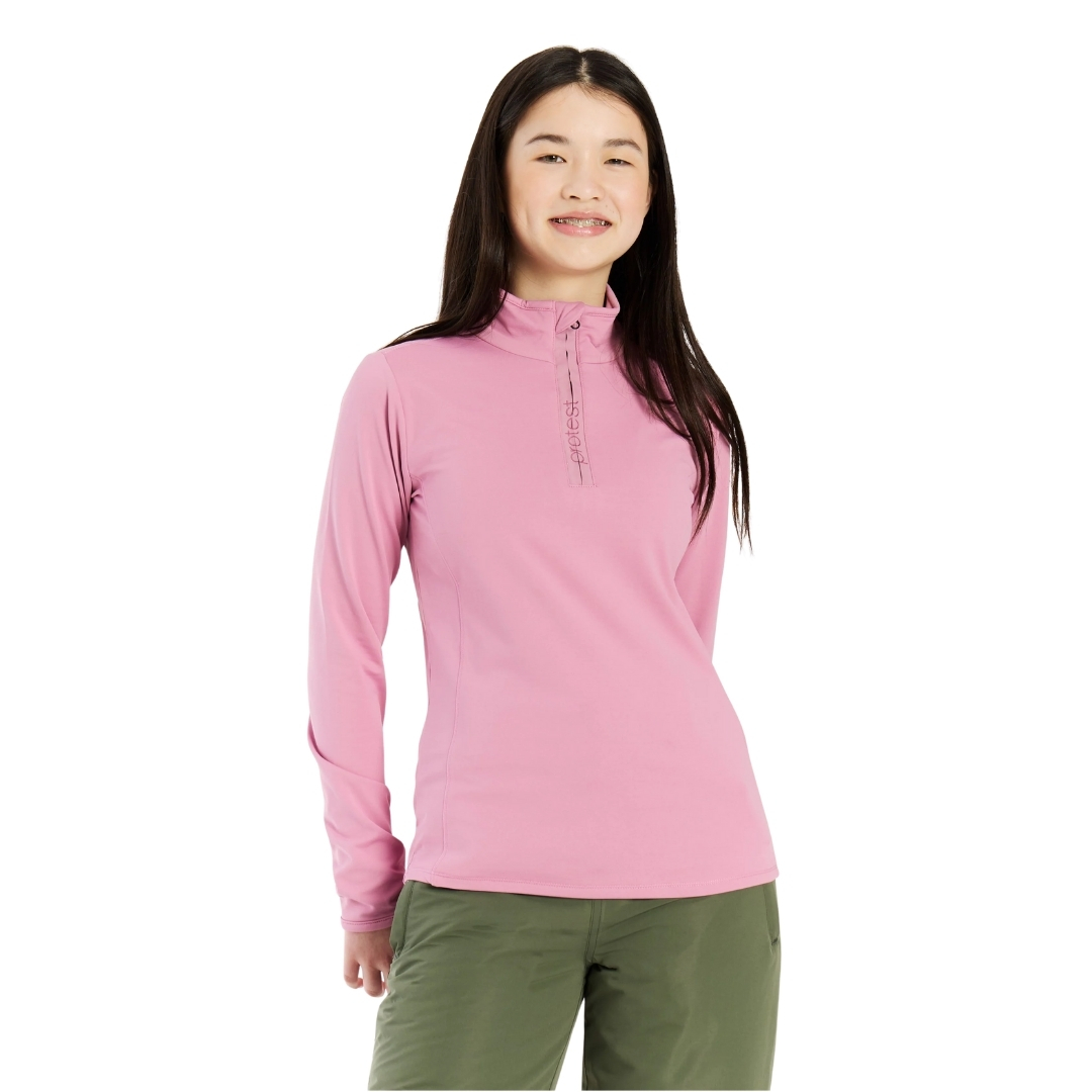 Protest Girls Refabrizoy Jr 1/4 Zip Active Top 