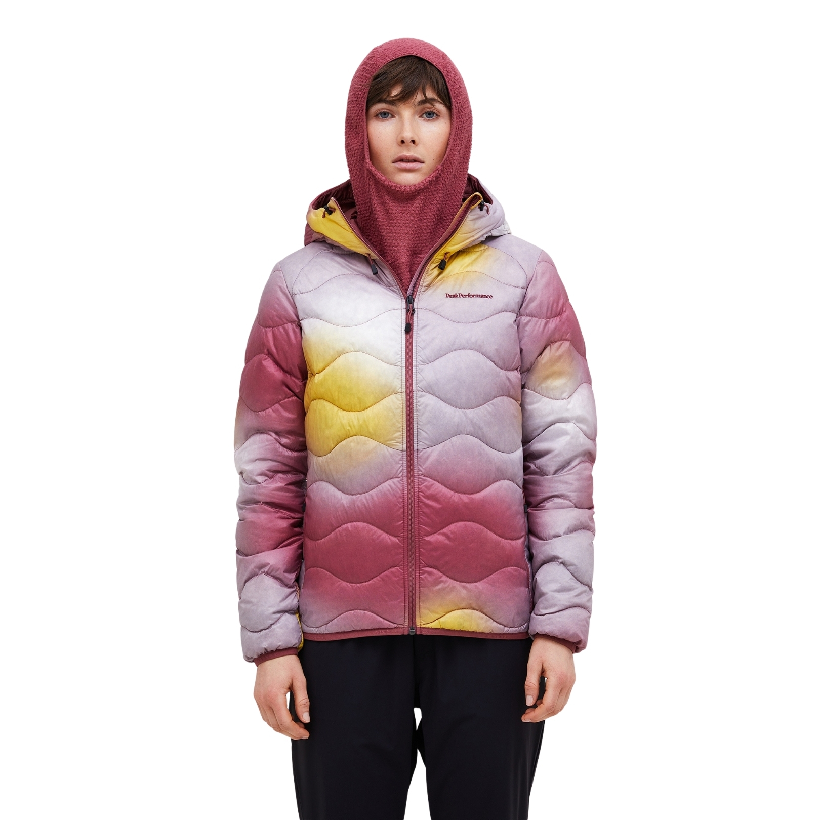 Peak Performance Womens AOP Helium Down Hood Jacket