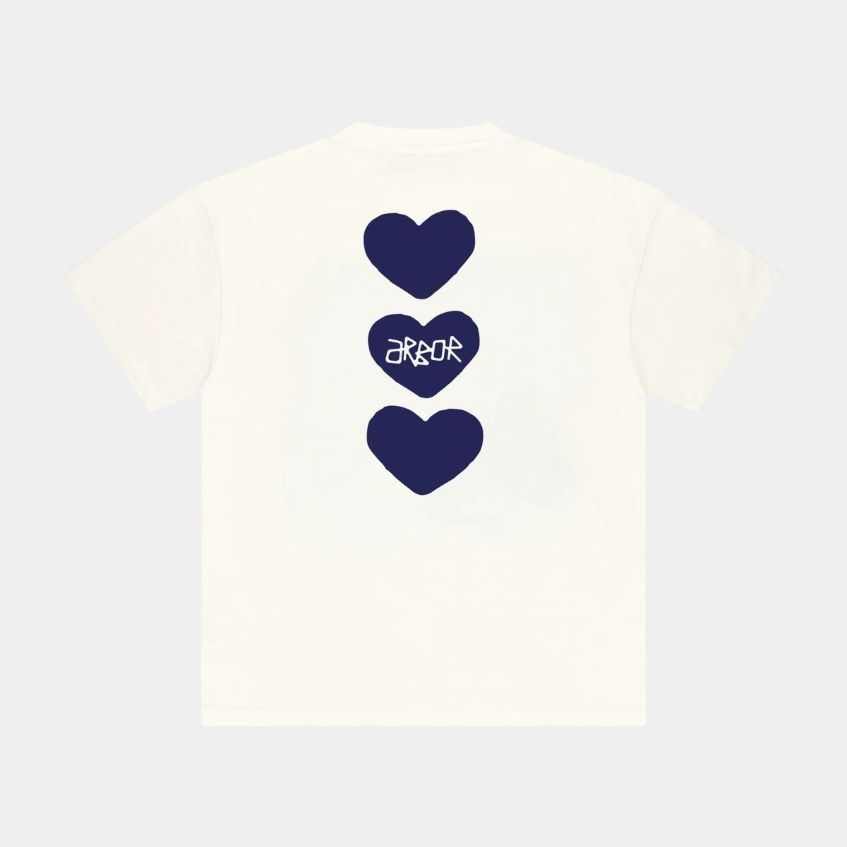 Arbor Blue Triple Hearts T-Shirt