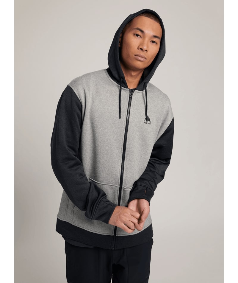 Burton Mens Burton Oak Full-Zip Hoodie