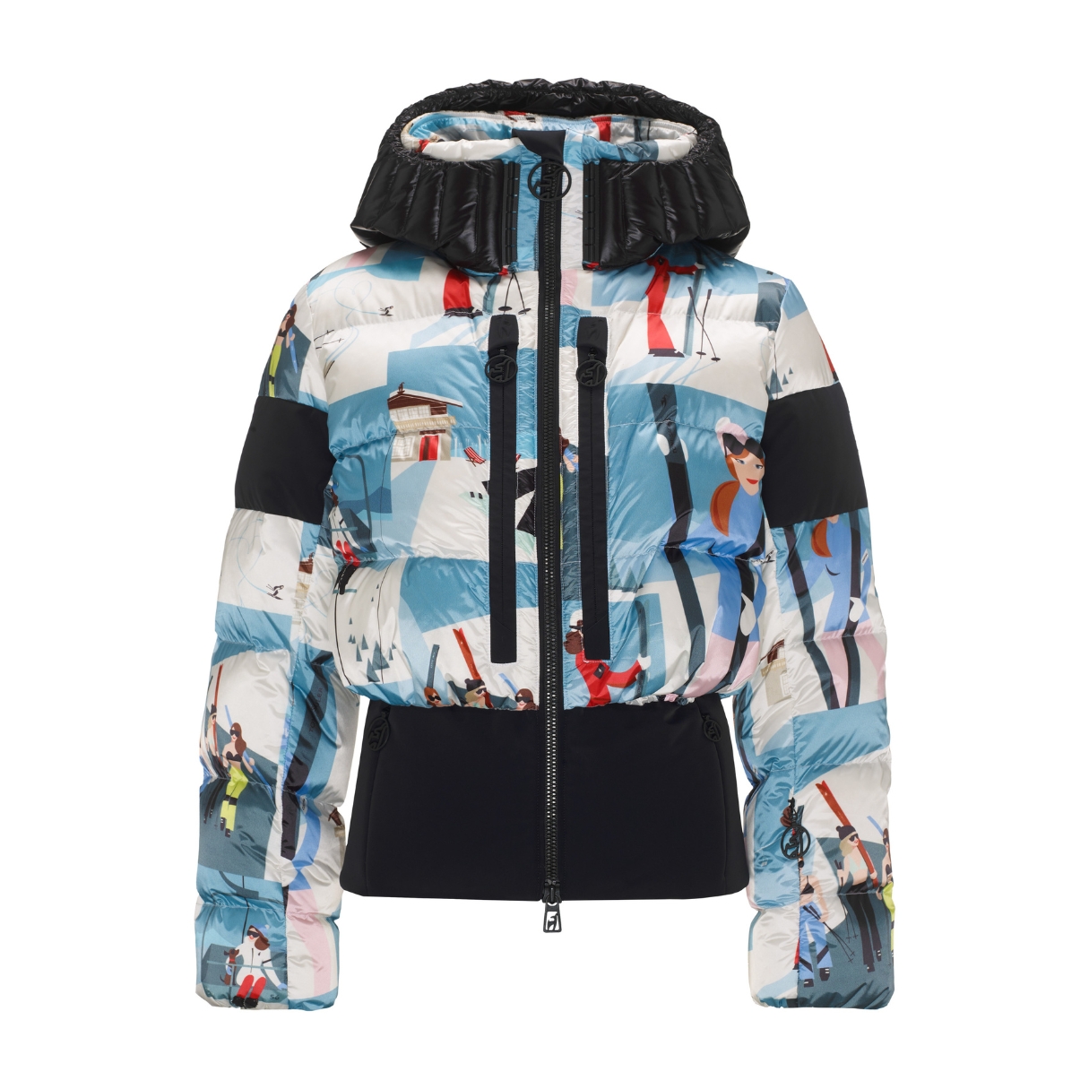 Toni Sailer Womens Bernadette Print Ski Jacket