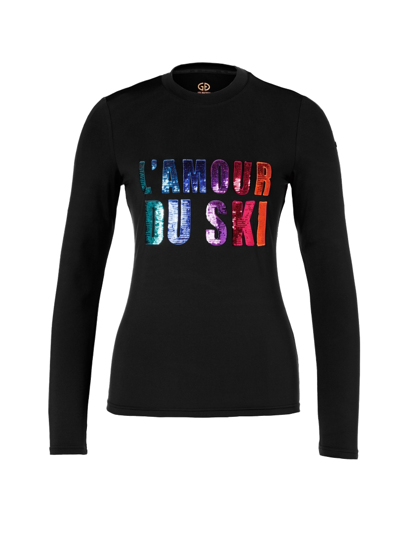 Goldbergh Womens Le Coeur Long Sleeve Tee