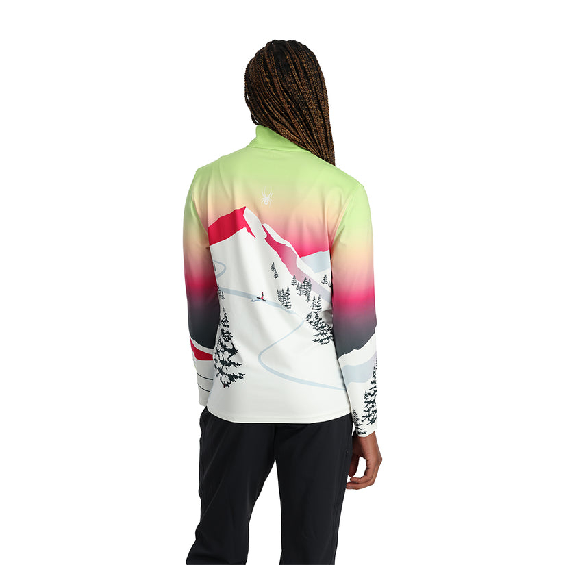 Spyder Womens Sunset Zip T-Neck