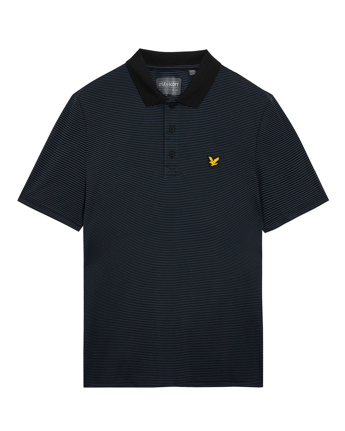 Lyle _and_ Scott Mens Golf Microstripe Polo