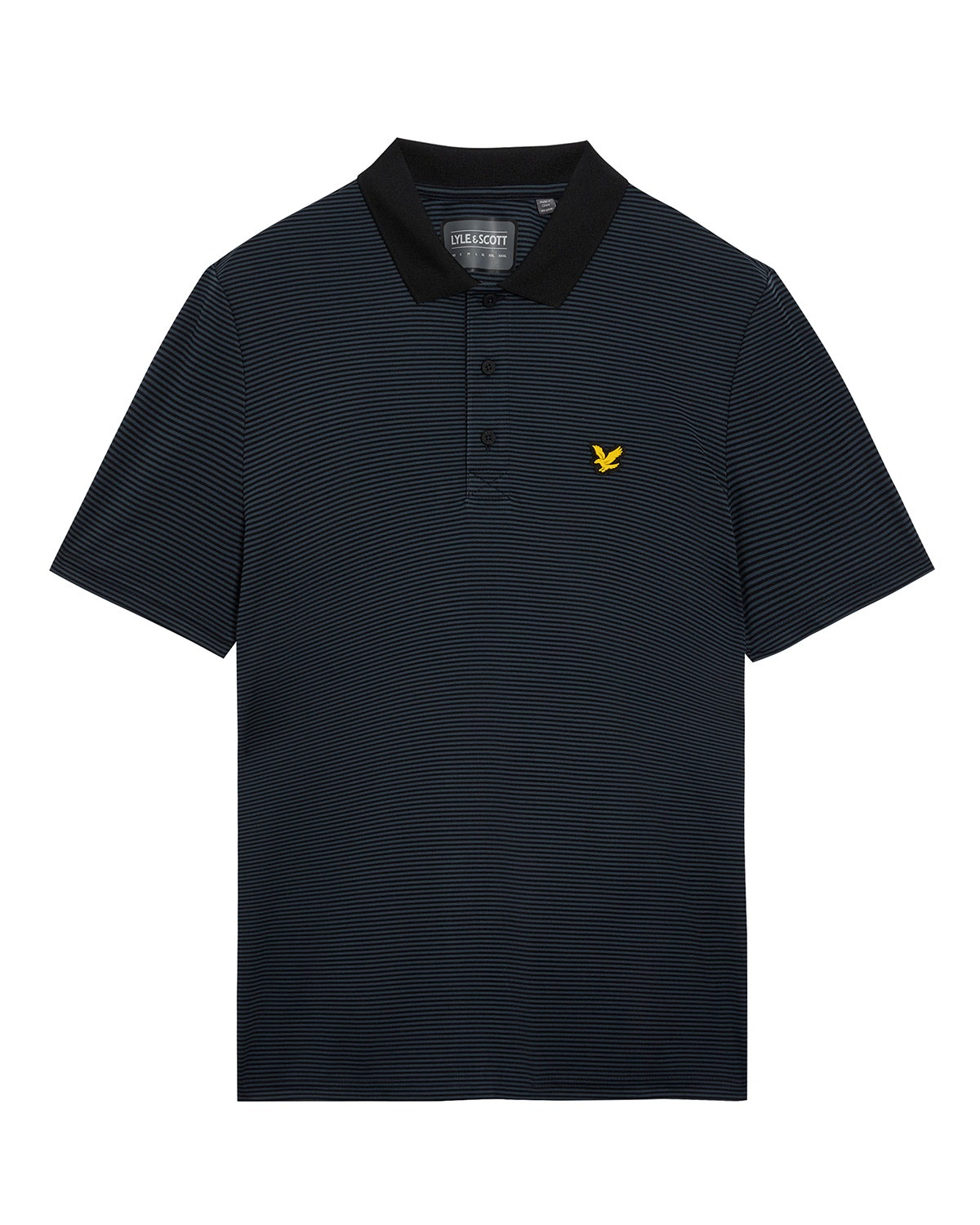 Lyle _and_ Scott Mens Golf Microstripe Polo