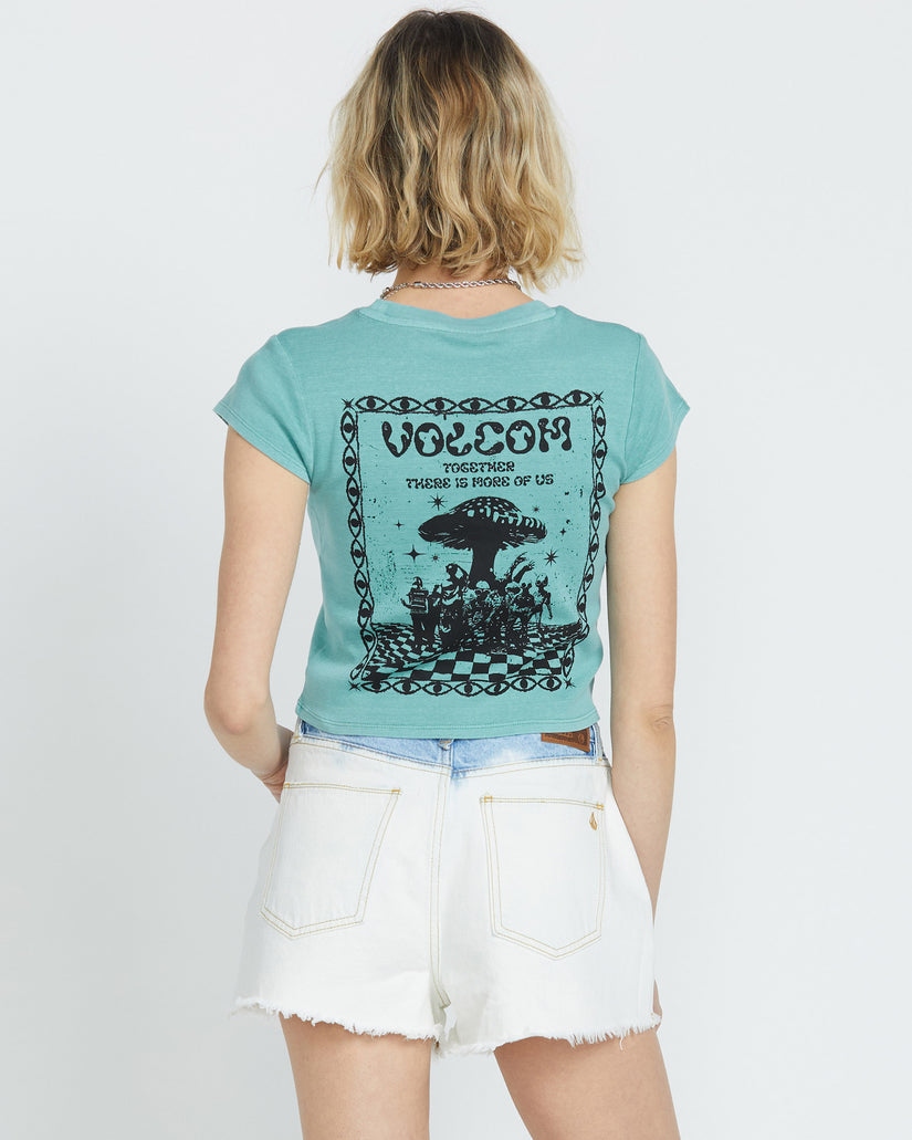 Volcom Womens Fa F Rygalski Baby Tee Volcom Womens Fa F Rygalski Baby Tee