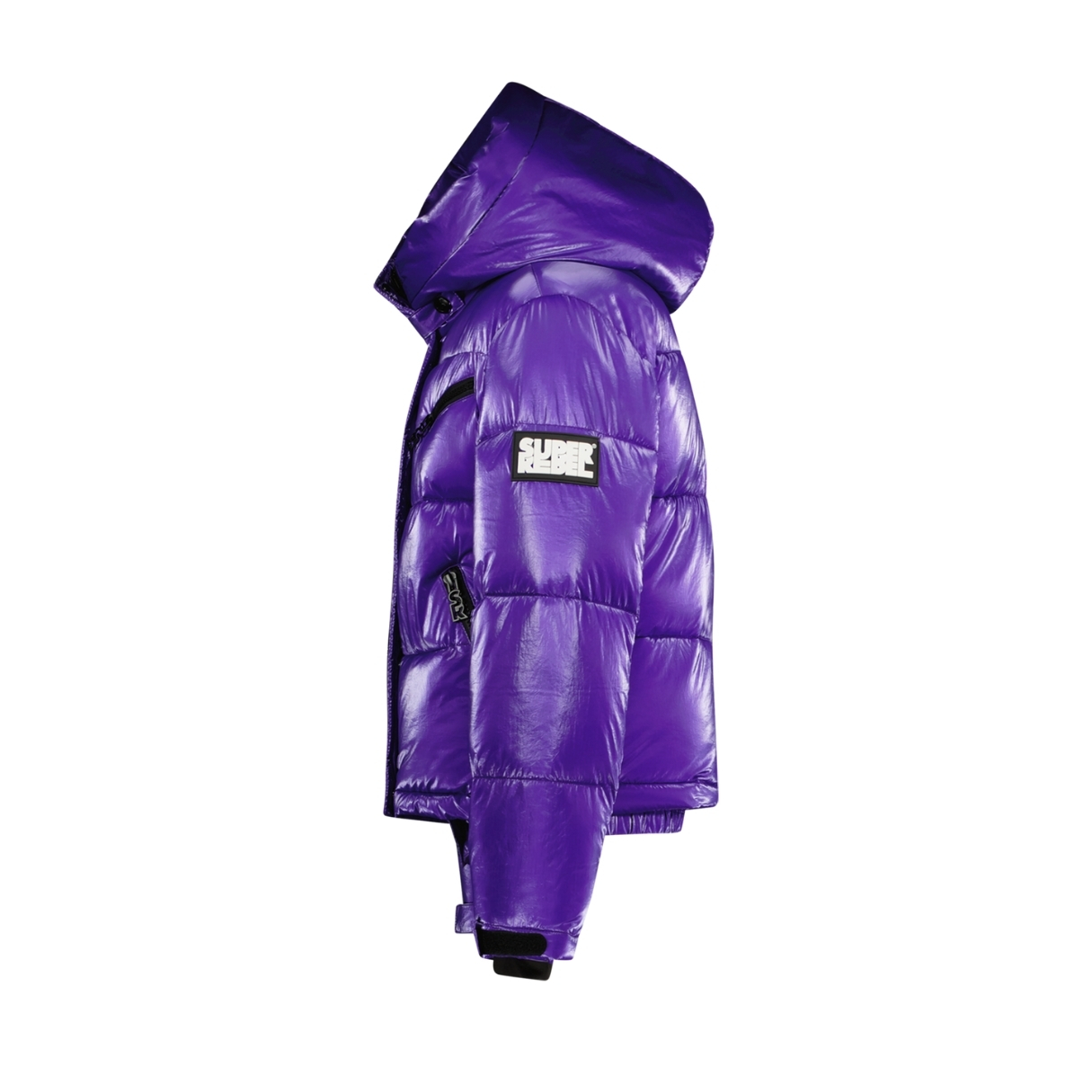 Superrebel Girls Spicy Metallic Hooded Ski Jacket