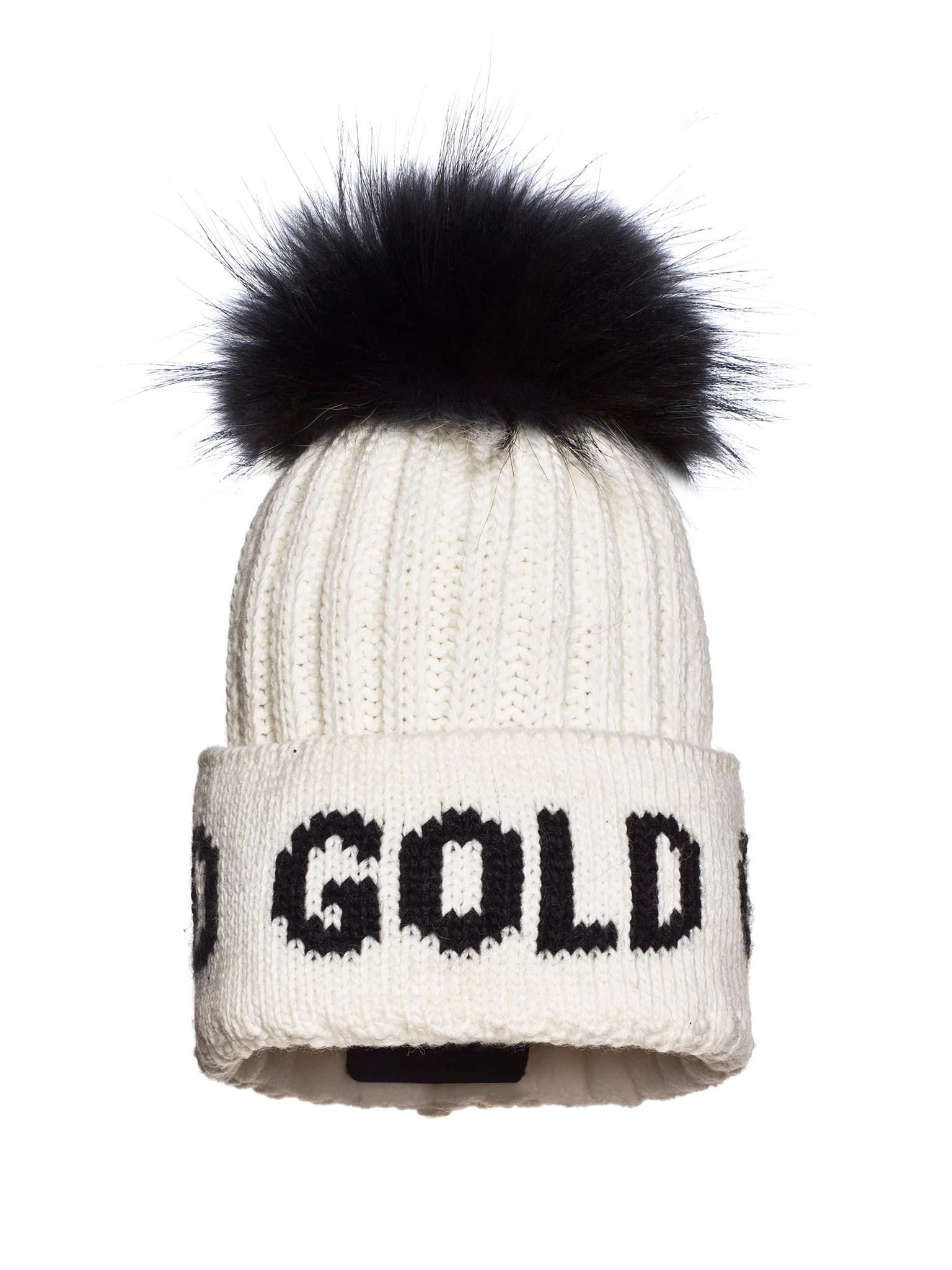 Goldbergh Hodd Beanie Faux Pom