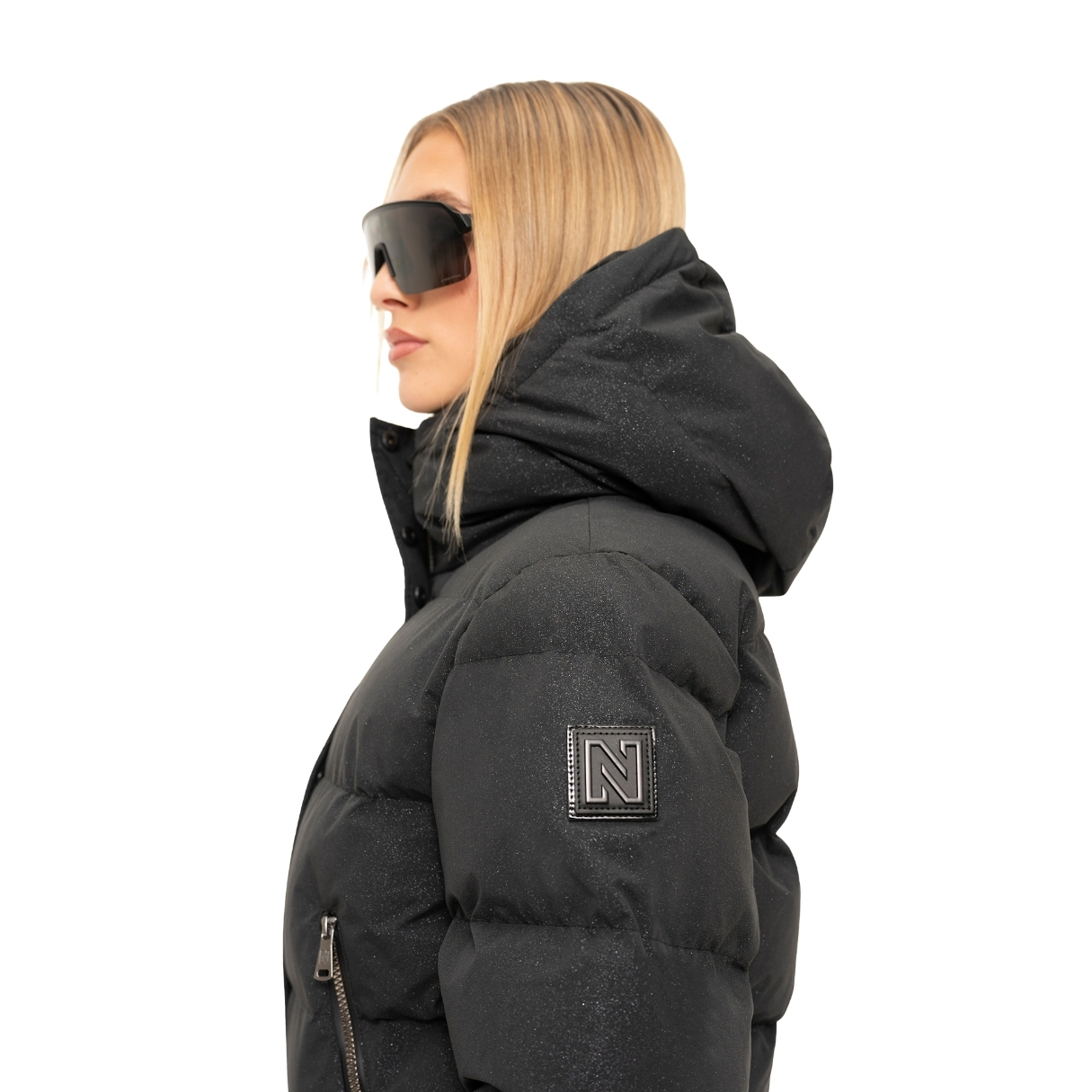 Nikkie Womens Numa Glitter Jacket